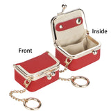 RoyalBagger Genuine Leather Mini Coin Purse - Kiss Lock Change Pouch