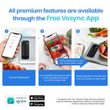 Etekcity ESN00 AI Smart Food Scale | 19 Nutrient Facts Auto Scan | Digital Calorie Counter for Meal Prep & Fitness | Compact Stainless Design | Valentinesday Gift