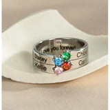 Personalized Name and Birthstone Ring - image 14