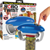 RoboTwist Automatic Jar Opener, Deluxe Accessibility Model with Enhanced Torque, Hands-Free Electric Opener for All Jar Sizes – Ideal for Limited Grip Strength and Easy for Anyone to Use
