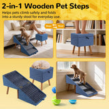 17-Inch Convertible Dog Stairs and Ramp