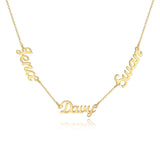 Family Multi-Name Necklace in Three Finishes - image 9