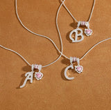 Triple-Layer Initial Choker Necklace - image 3
