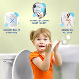 Everlasting Comfort Clear Rear Bidet Attachment for Toilet - Dual Self-Cleaning Nozzles, Adjustable Water Pressure, Easy No-Tool Installation, Eco-Friendly Toilet Sprayer for Rear & Feminine Cleansing, Fits Most Toilets