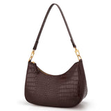 KKXIU Retro Hobo Shoulder Bag - Coffee (stone pattern)