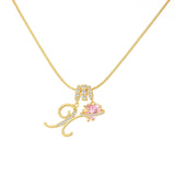 Adjustable Personalized Name Letter Necklace - image 70