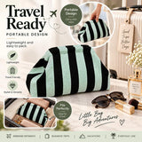 Women’s Striped Knit Cosmetic Bag - image 7