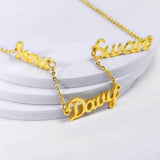 Family Multi-Name Necklace in Three Finishes - image 13