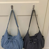 【Black Friday】Gingham Pattern Bag, Large Capacity Crossbody Shoulder Bag, Zip Closure, Casual Fashion Bag for All Seasons - image 5