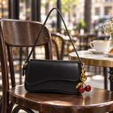 WeeNOD Cherry Charm Saddle Shoulder Bag