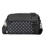 WeeNOD-L Checkerboard Crossbody Bag with Adjustable Strap