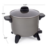 Presto Kitchen Kettle Multi-Cooker with Non-Stick Feature, Electric Deep Fryer