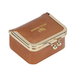 RoyalBagger Genuine Leather Mini Coin Purse - Kiss Lock Change Pouch