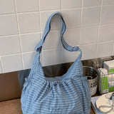 【Black Friday】Gingham Pattern Bag, Large Capacity Crossbody Shoulder Bag, Zip Closure, Casual Fashion Bag for All Seasons - image 28