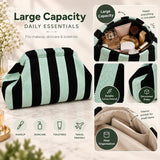 Women’s Striped Knit Cosmetic Bag - image 4