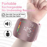 【Valentine Gift】Rechargeable Wrist Blood Pressure  with LED Touch Screen, Voice Broadcast & 99x2 Memory — Accurate Home BP Tracking Made Simple,Suitable 5.3 - 7.6 inches