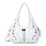 Angel Kiss Vintage Crossbody Bag(14" x 5" x 13") - PU Hobo Tote Satchel, Lightweight Elegant Convertible Shoulder Bag, Stylish Women's Commuter Accessory, Ideal for Summer Daily Use & Mother's Day Gifts, Stylish Crossbody Bags, Convertible Shoulder Bags