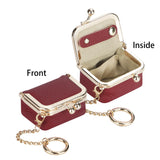 RoyalBagger Genuine Leather Mini Coin Purse - Kiss Lock Change Pouch