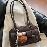 Fashionable and avant-garde women's shoulder bags, Fashion Shoulder Style, for autumn and winter 2026, personalized and niche women's bags, elegant and exquisite women's shoulder bags, suitable for shopping, dating, parties, commuting to work, etc - image