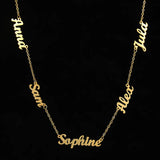 Mother's Multi-Name Kids Necklace - image 1