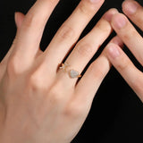Gold-Plated Initial Open Heart Ring - image 8