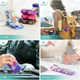 UFORU Travel Pill Organizer Box with 146 Labels, 10 Compartment Small Pill Case Medicine Kit, Portable Pocket Purse Pharmacy, Daily Weekly Vitamin Supplement Medication Holder（no pills)dealsforyou#SummerWins