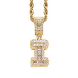 Round Pavé Initial Pendant Necklace - image 17