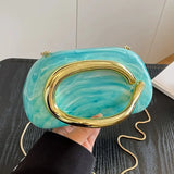 Women's Elegant Chain Strap Evening Bag, ExquisiteTrendy Clutch Bag, Clutch Purse, Fashionable Bag for Party Decoration，Christmas Gift, Valentine's Day Gift, Ideal Gift, Evening Chain Purses - image 24
