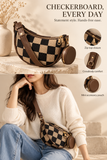WeeNOD Everyday Checkerboard Crossbody Bag & Mini Pouch