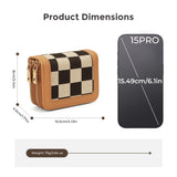 WeeNOD-L Everyday Double-Zip Coin & Card Wallet