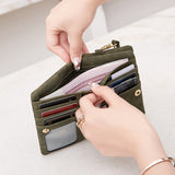 WeeNOD Double-Zip Bifold Wristlet Wallet