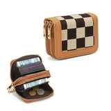 WeeNOD-L Everyday Double-Zip Coin & Card Wallet