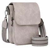 Everyday Phone Crossbody Bag with Patterned Strap