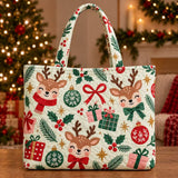 WeeNOD-L Christmas Cheer Tote Bag – Festive Holiday Collection