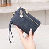 WeeNOD Double-Zip Bifold Wristlet Wallet