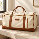 WeeNOD Cream & Cognac Garment Travel Bag — Roller Edition