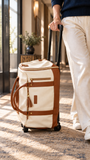 WeeNOD Cream & Cognac Garment Roller Bag