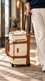 WeeNOD Cream & Cognac Garment Travel Bag — Roller Edition