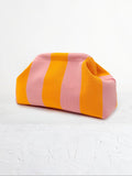 Women's Striped/rhombus/leaf/dot Cloud Handbag, Clip Closure Crossbody Bag, Lightweight Foldable for Daily Use, Gifts for Friends and Valentine's Day