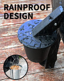 VATTAFRAST Grease Bucket with Lid & Silicone Liner, Upgraded Grill Accessories, Replacement Drip Bucket for Traeger Smokers & Grills Compatible with Traeger, Pit Boss, Z Grills, Recteq, and More Square Stee