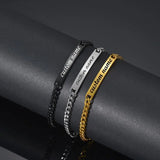 Men's Engravable Cuban Link Bracelet - image 1