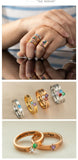 Personalized Name and Birthstone Ring - image 12