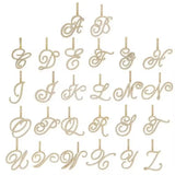Script Initial Necklace with Pavé Stones - image 2