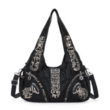 Angel Kiss Vintage Crossbody Bag(14" x 5" x 13") - PU Hobo Tote Satchel, Lightweight Elegant Convertible Shoulder Bag, Stylish Women's Commuter Accessory, Ideal for Summer Daily Use & Mother's Day Gifts, Stylish Crossbody Bags, Convertible Shoulder Bags
