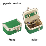 RoyalBagger Genuine Leather Mini Coin Purse - Kiss Lock Change Pouch