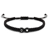 Adjustable Initial Heart Charm Bracelet - image 25