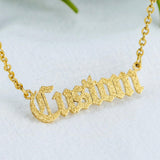 Pavé Script Personalized Name Necklace - image 11