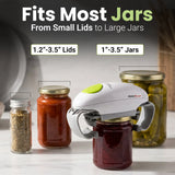 RoboTwist Automatic Jar Opener, Deluxe Accessibility Model with Enhanced Torque, Hands-Free Electric Opener for All Jar Sizes – Ideal for Limited Grip Strength and Easy for Anyone to Use