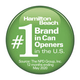 Hamilton Beach Smooth Edge Automatic Electric Can Opener, Black & Stainless