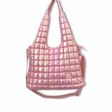 Puff Galaxy Hobo (#24239) Shiny and Stylish Hobo Shoulder Bag - Grommet Hobo Bags Floral Quilted Bag